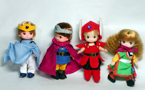 DQ3 勇者、賢者、戦士、武道家 幼稚園サイズ