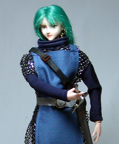 鎖帷子 Mサイズ ショルダーなし 剣を手に