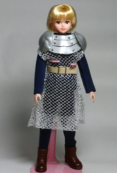 鎖帷子 サイズS 立ち姿