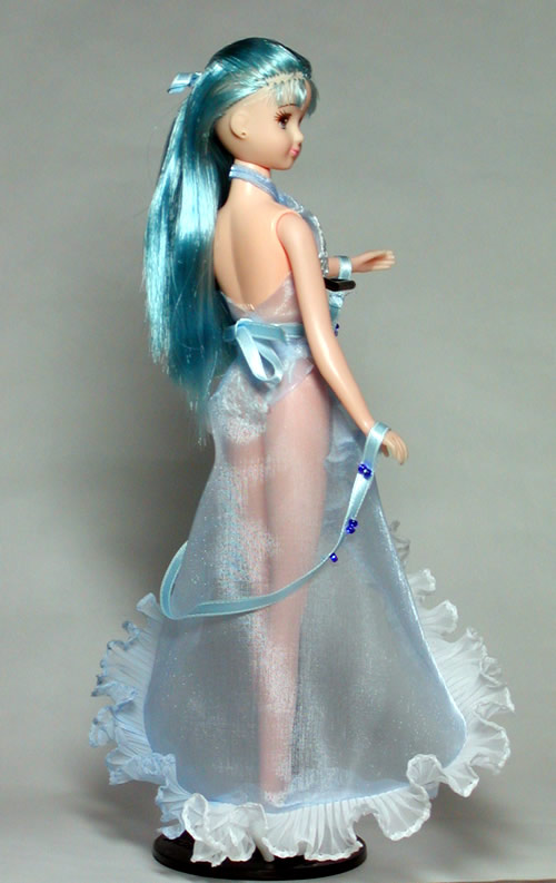 水の羽衣トロピカル　後ろ姿