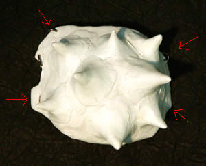 プラ板加工済み+エポキシパテ