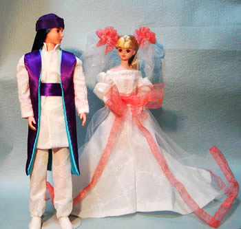 ＤＱ５主人公と花嫁ビアンカ　祭壇へ