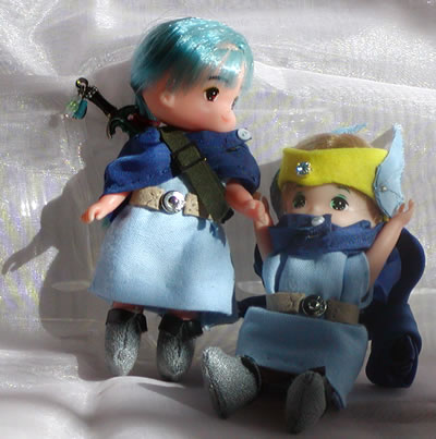 グランバニアの王子　金髪、青髪　１