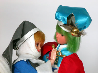 王子ヘンリーと修道女マリア　白馬　表情