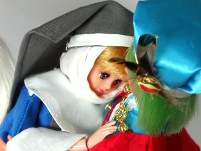 王子ヘンリーと修道女マリア　白馬　マリア　表情