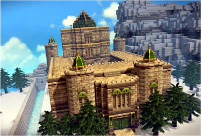 雪のラインハット城