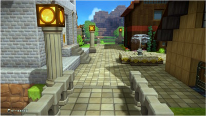 サラボナ 広場 ルドマン邸から入り口を見る