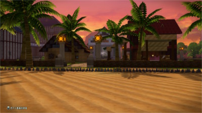 サラボナ広場 夕景