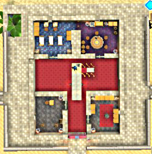 テルパドール城一階